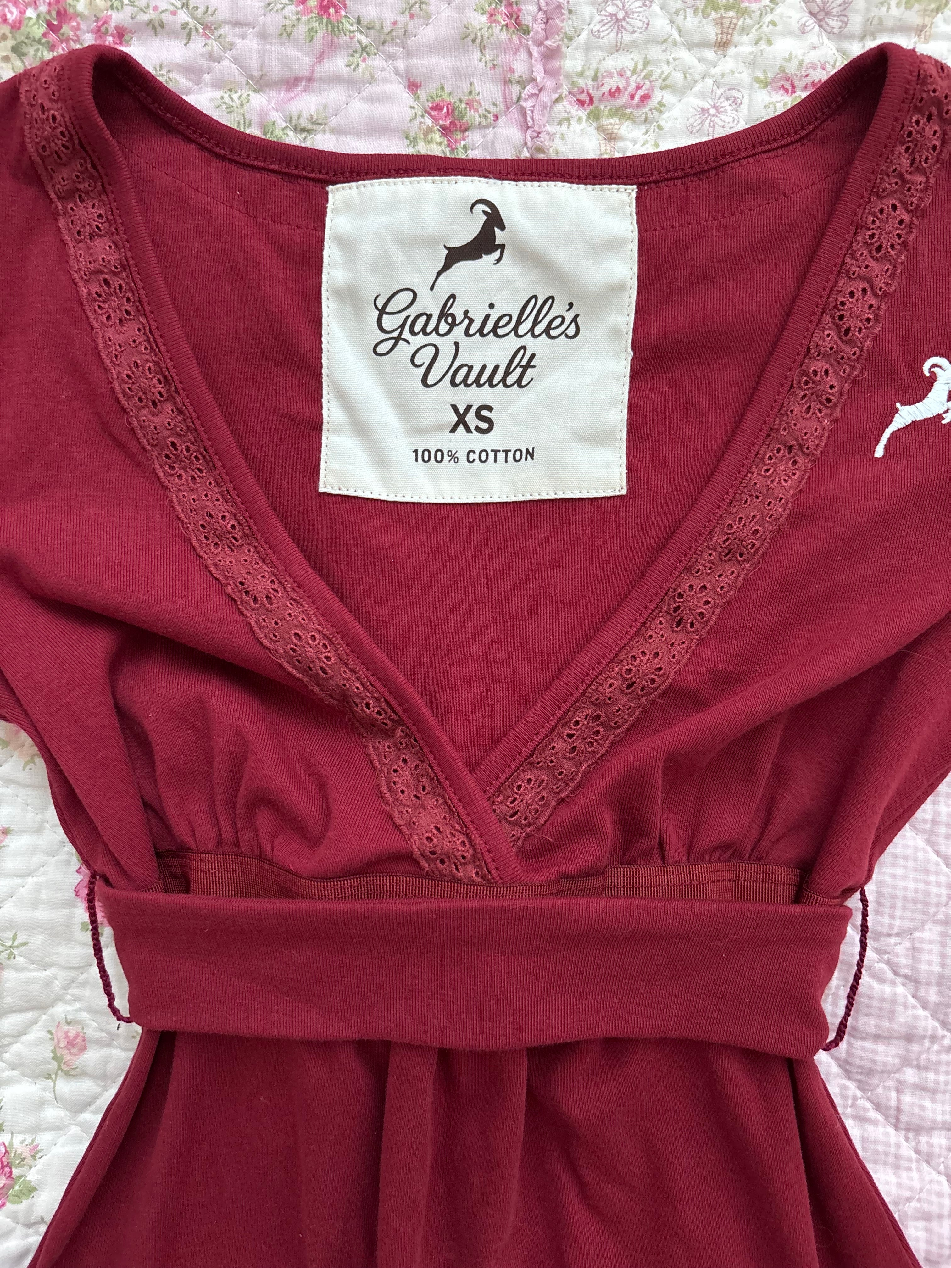 Bow tie baby doll Top