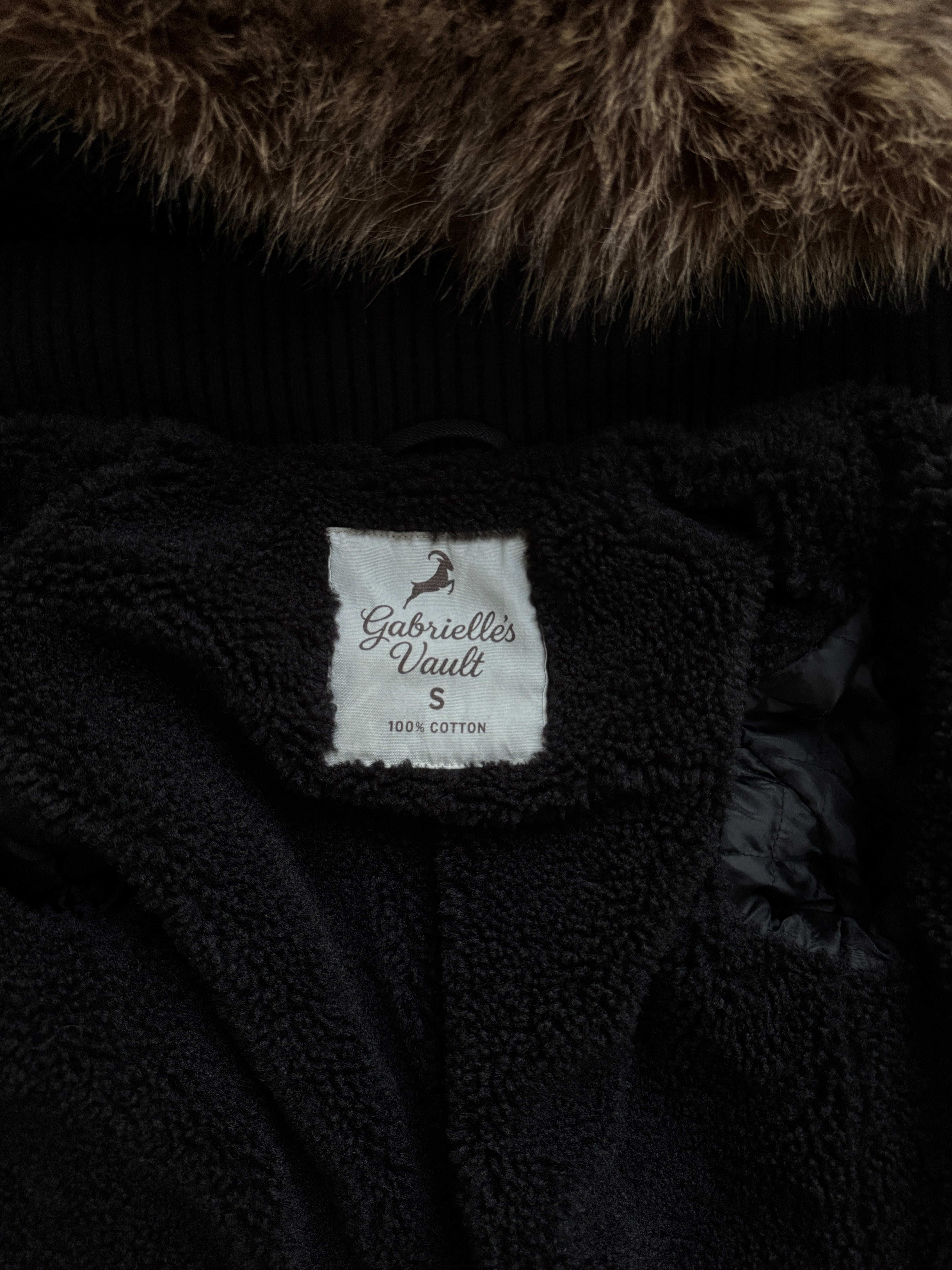 V4 full length 2000s Jacket with Fur Collar