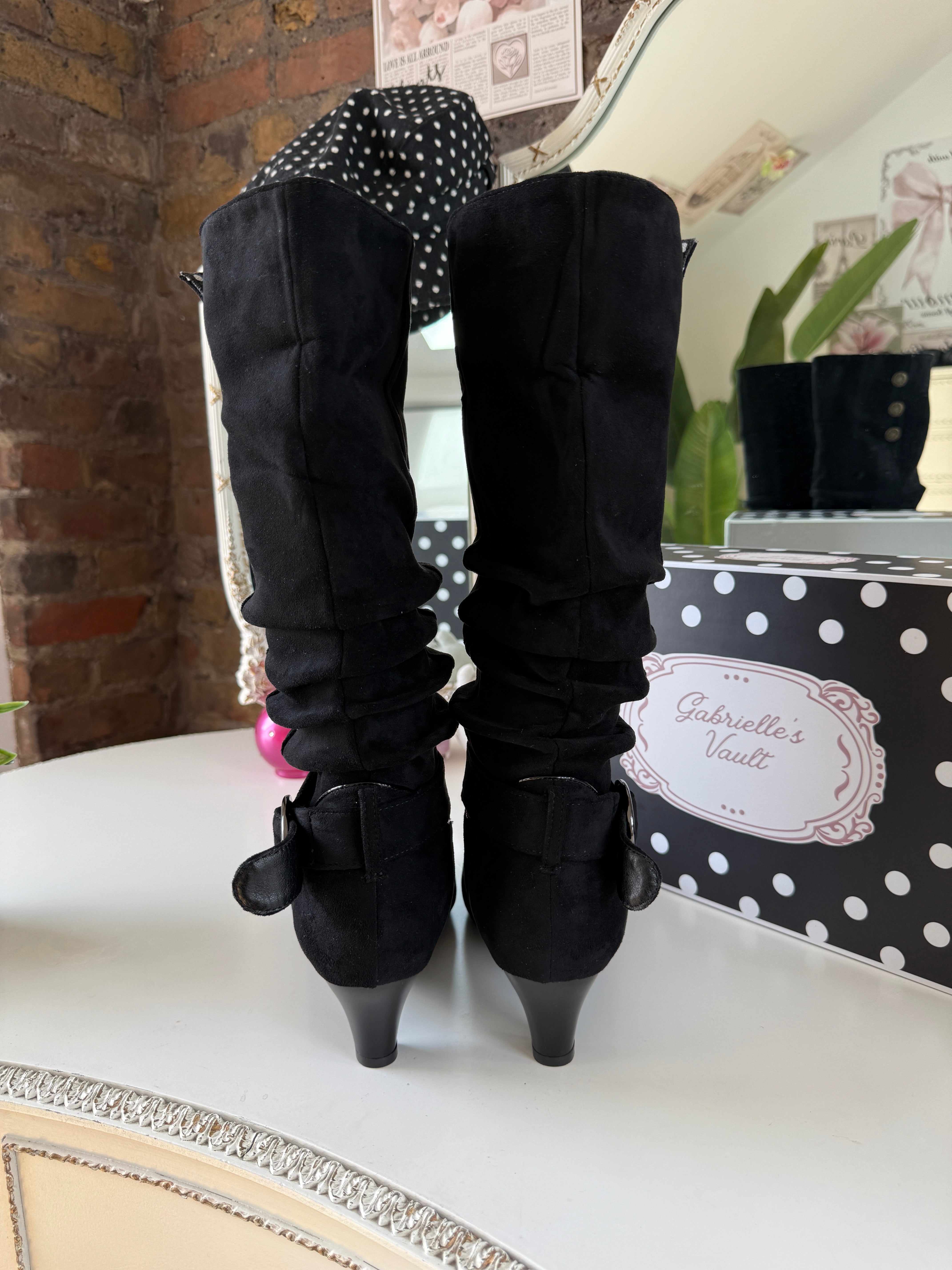 2 in 1 polk dot shoes