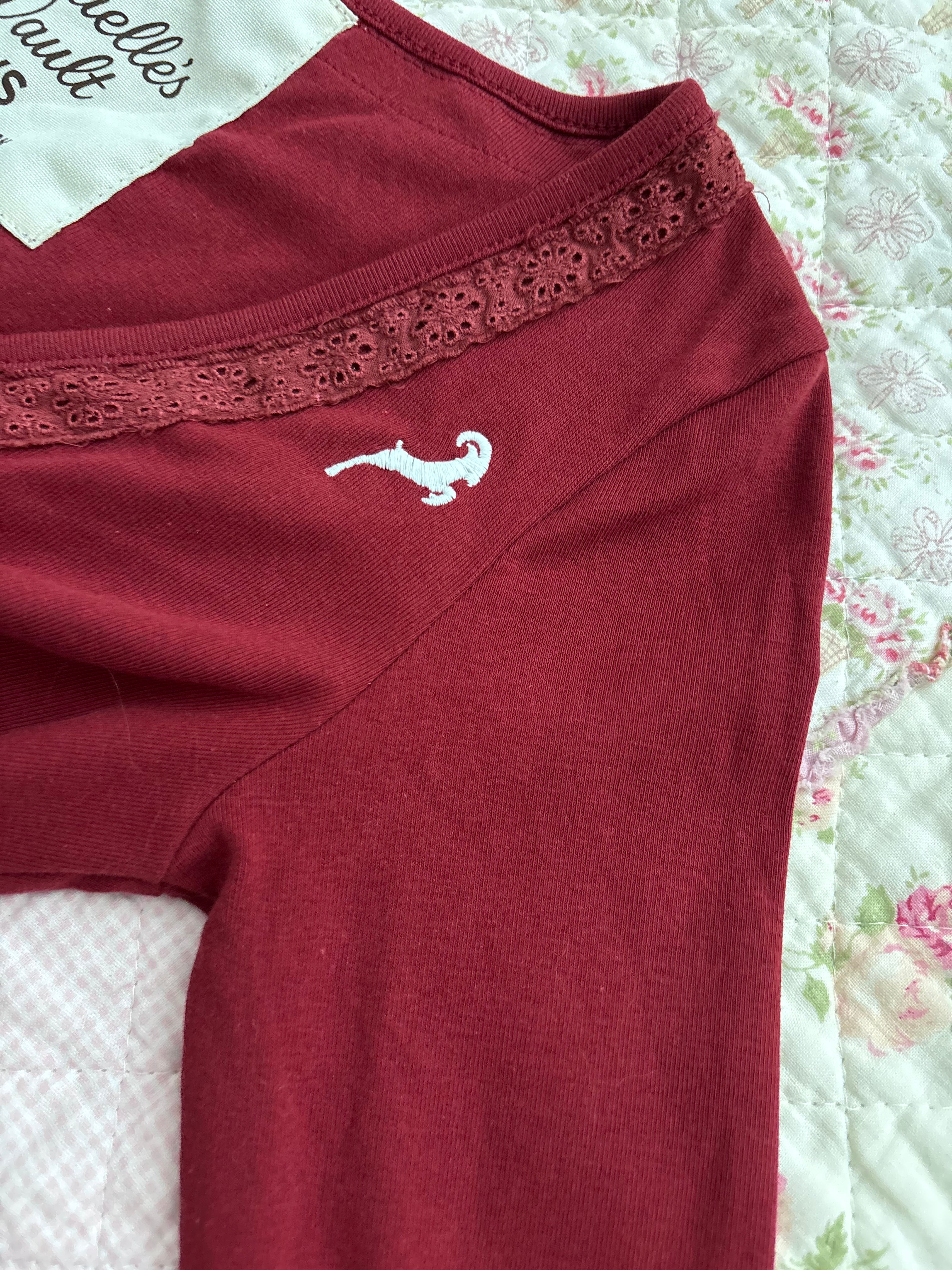 Bow tie baby doll Top