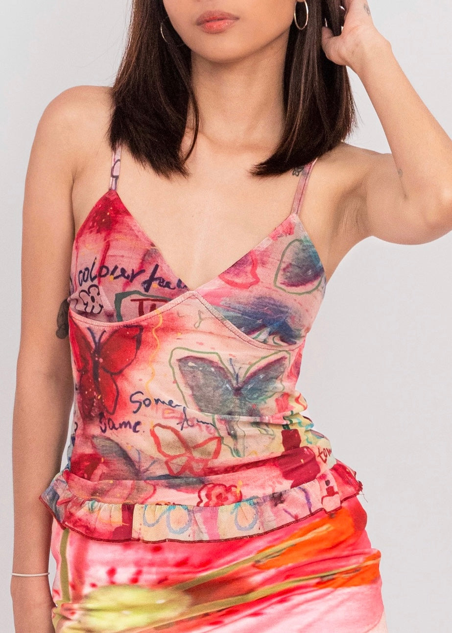 Petal Graphic Camisole