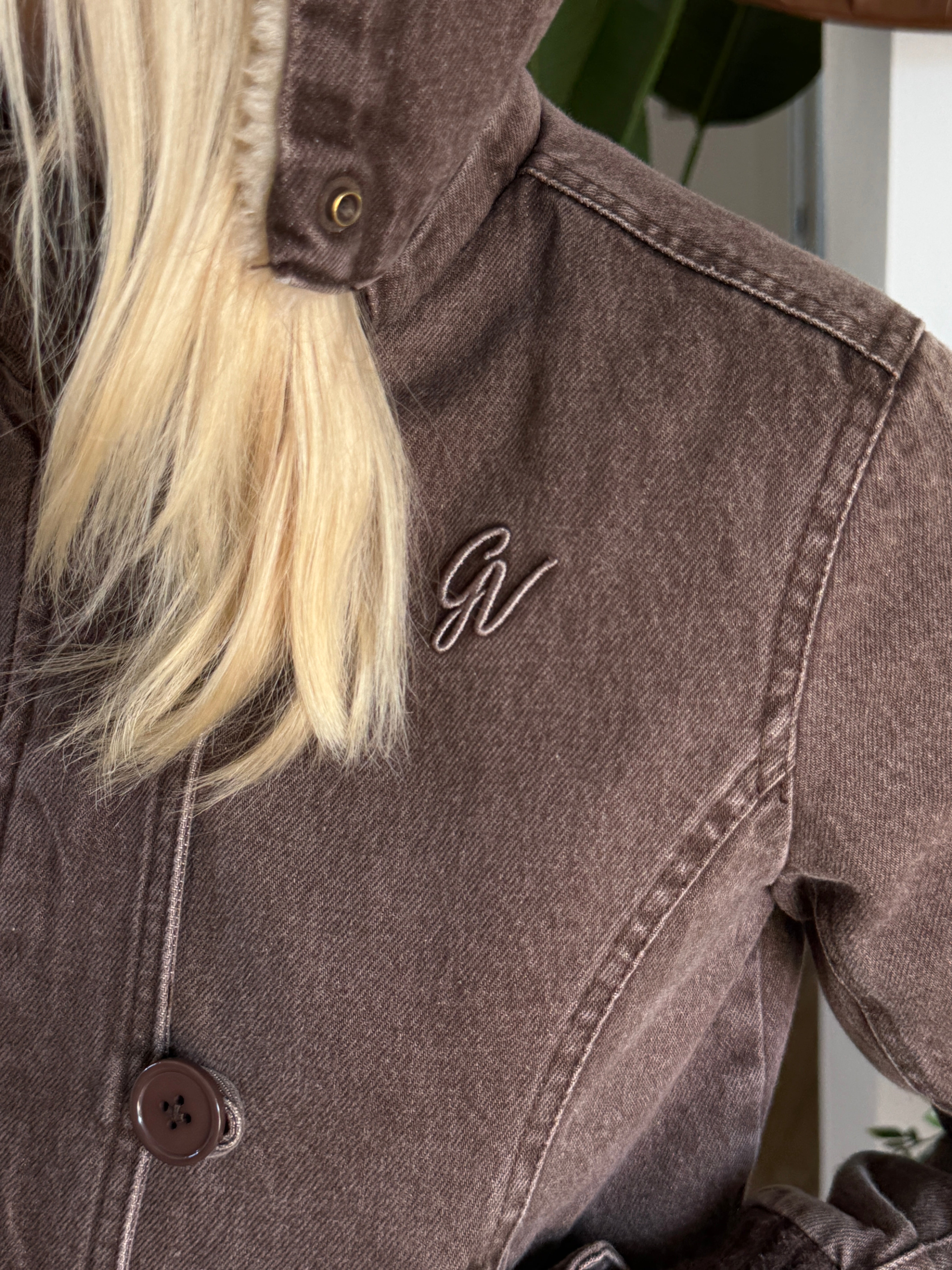 Cropped V3 2000s Jacket with Fur Collar
