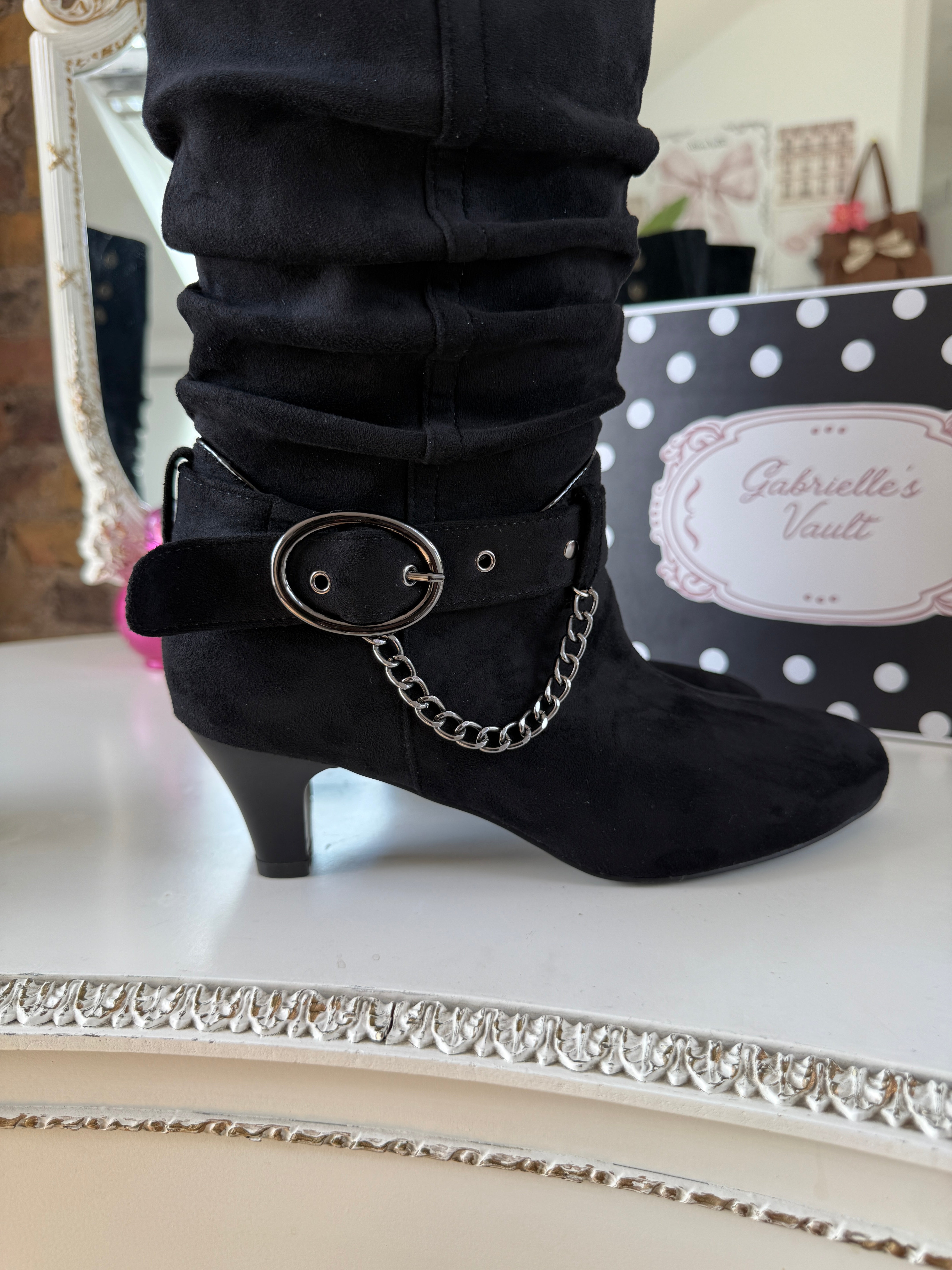 2 in 1 polk dot shoes