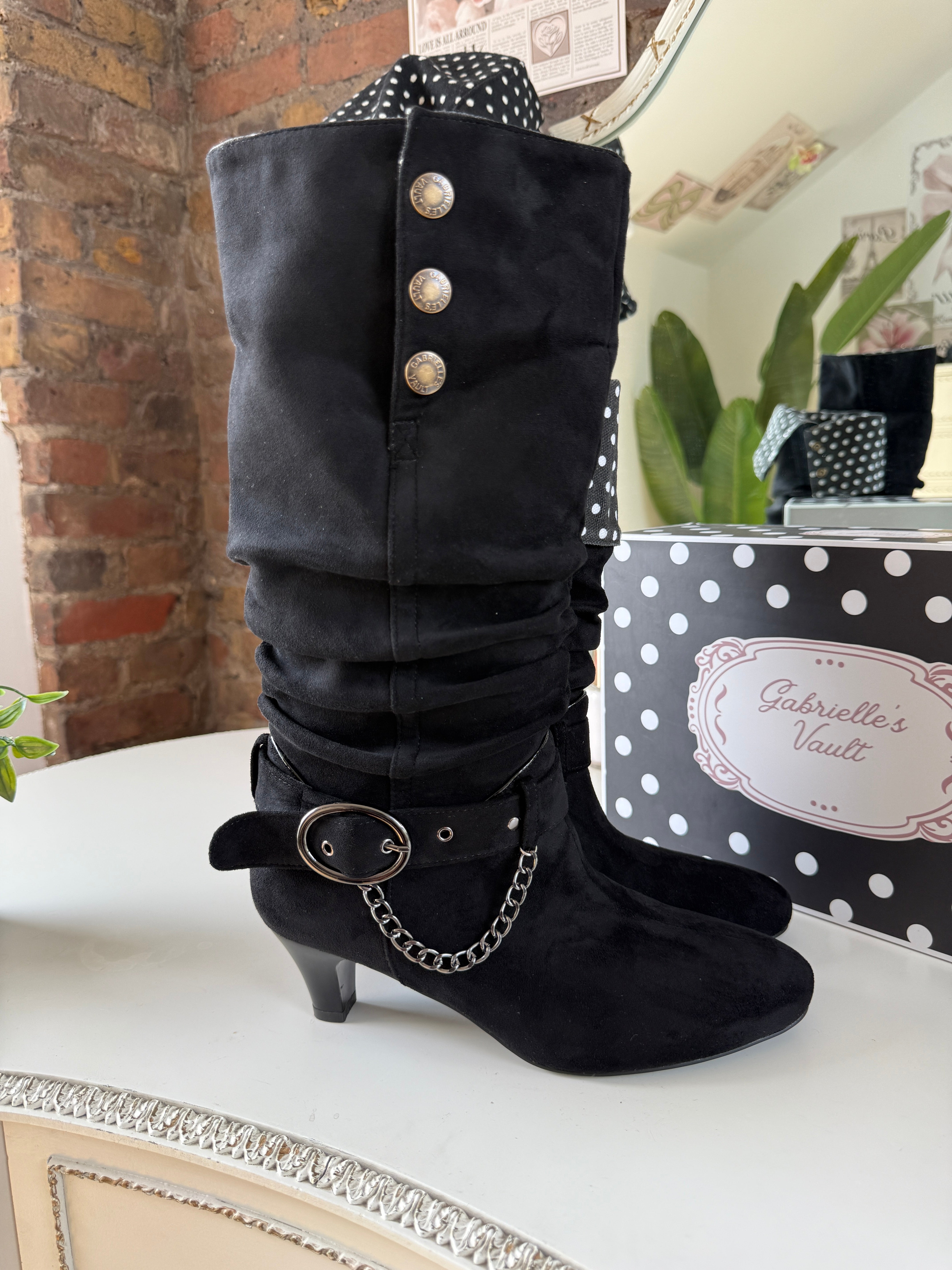 2 in 1 polk dot shoes