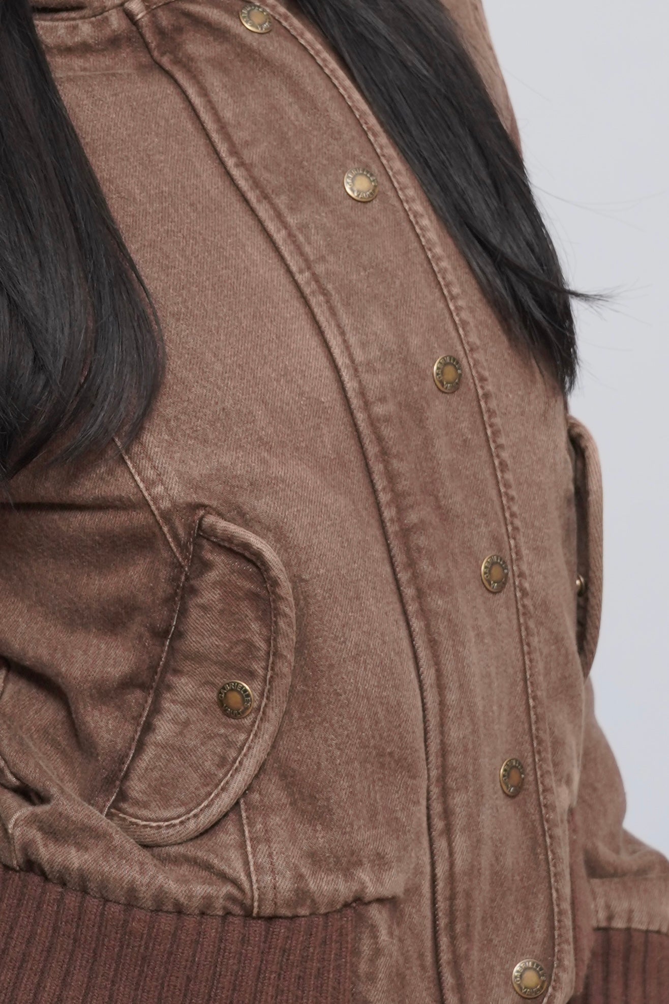 2000s Jacket with Fur Collar