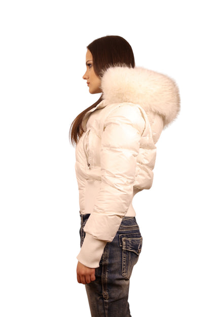 3 in 1 00s leather laqué jacket (Pre Order)