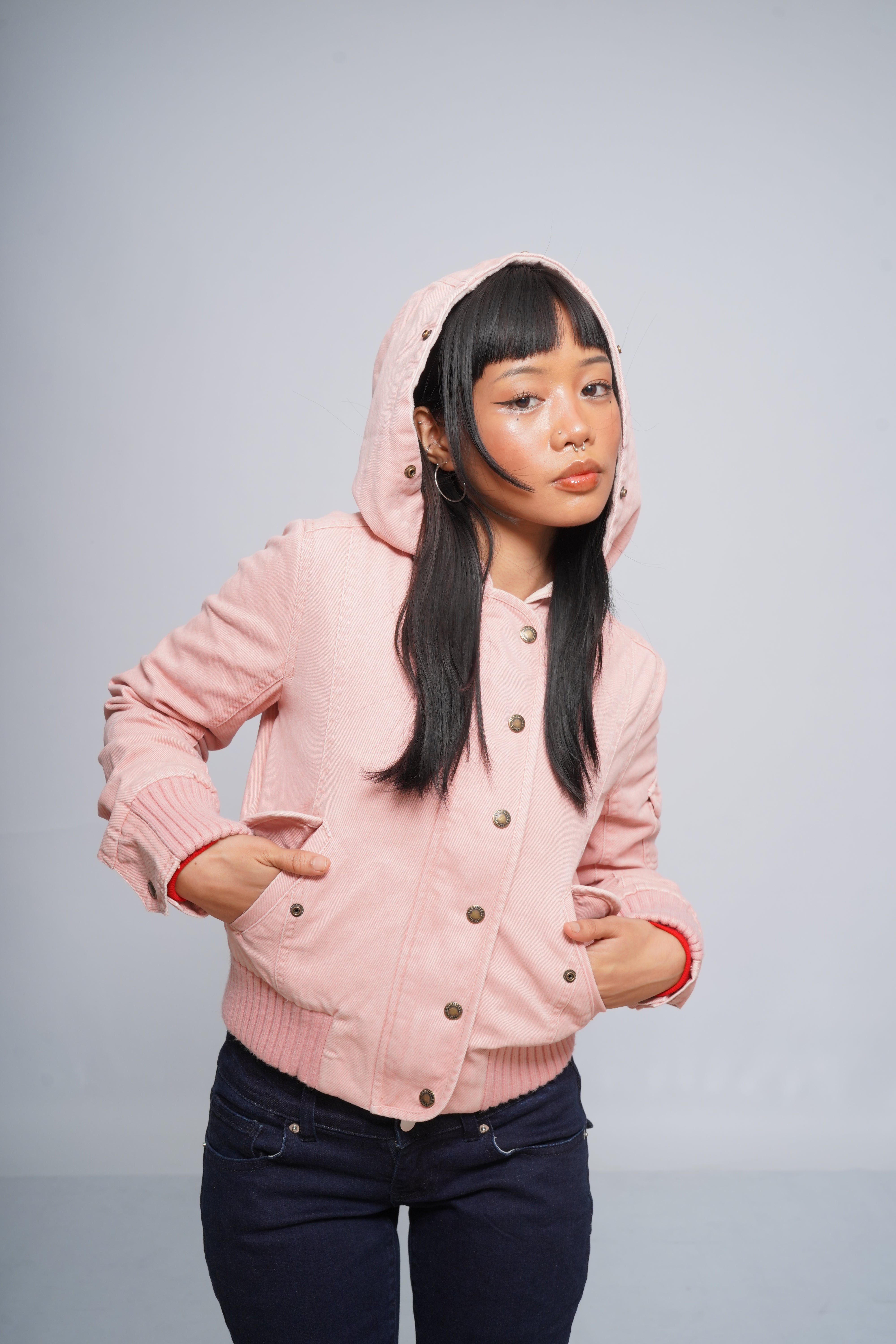 2000s Jacket with Fur Collar