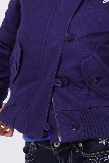 V2 2000s Jacket with Fur Collar