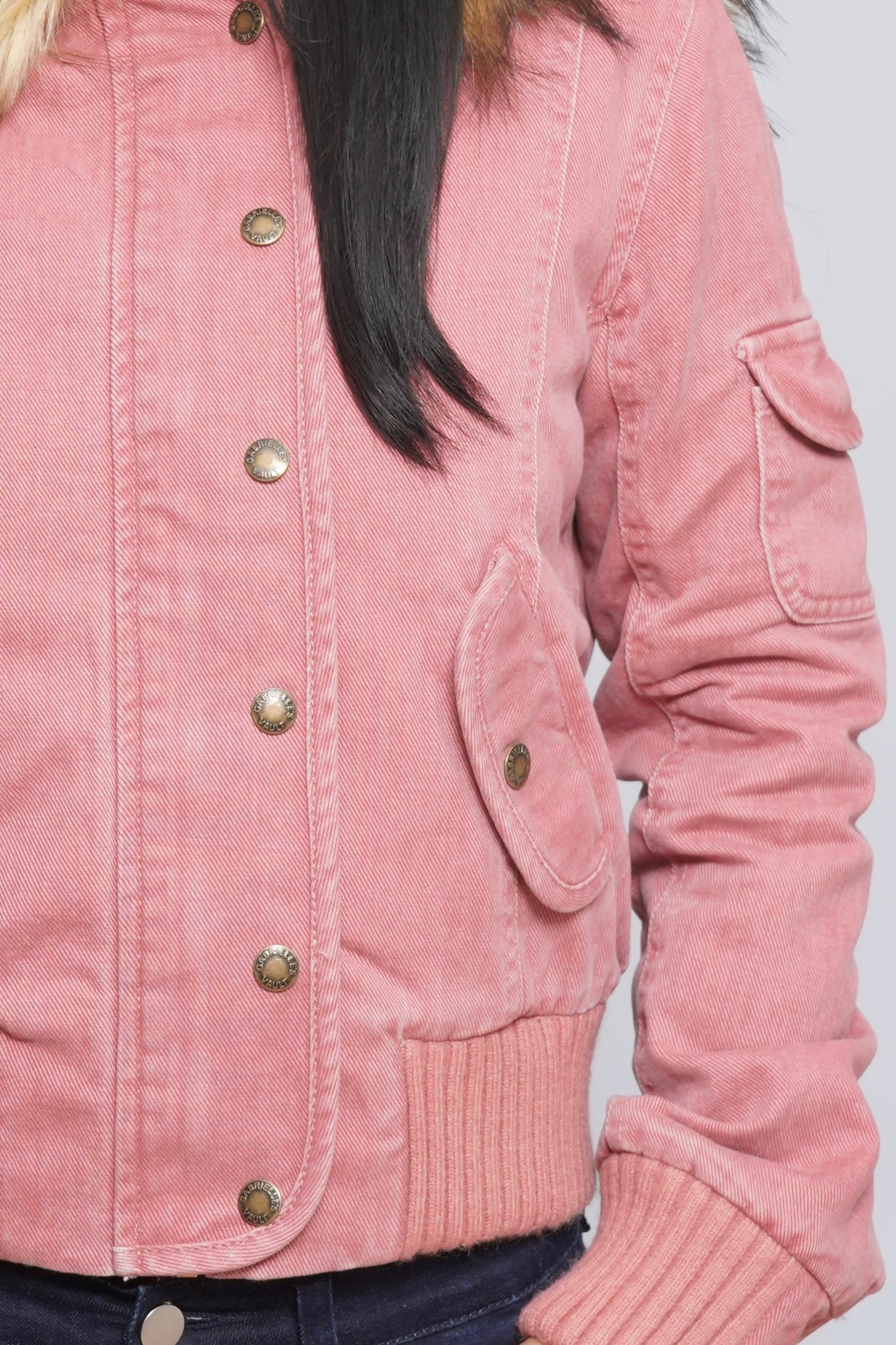 2000s Jacket with Fur Collar