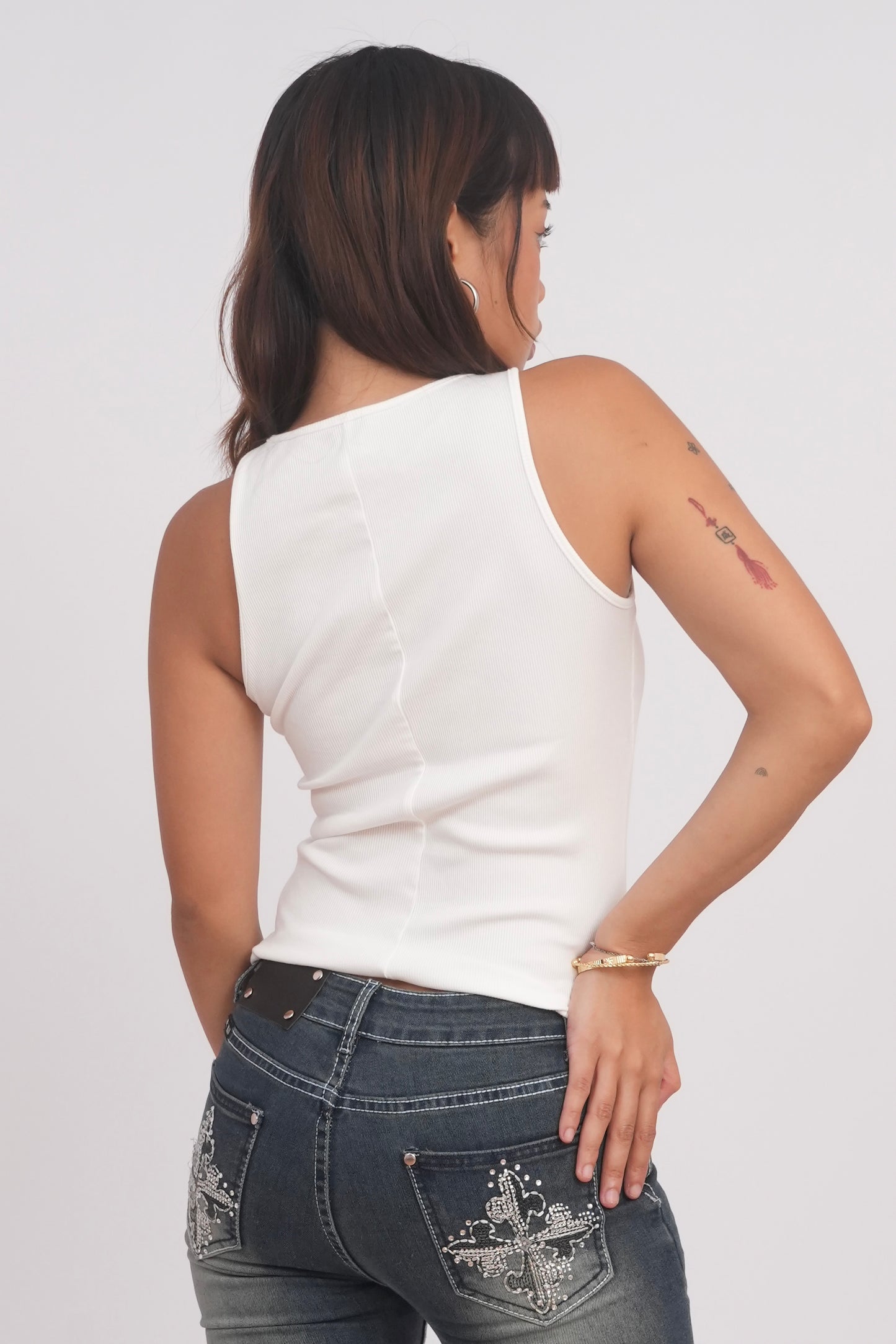 Floral Orchid Tank Top
