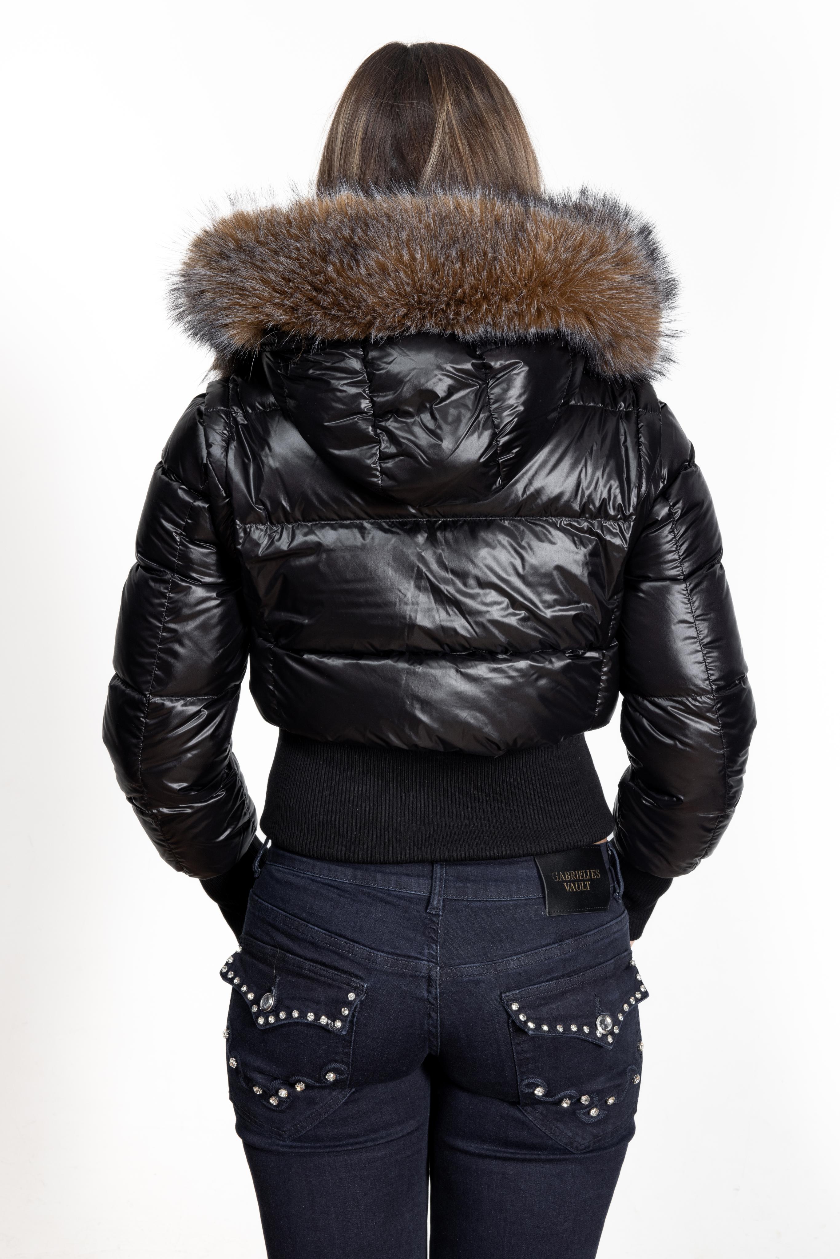 3 in 1 00s leather laqué jacket (Pre Order)