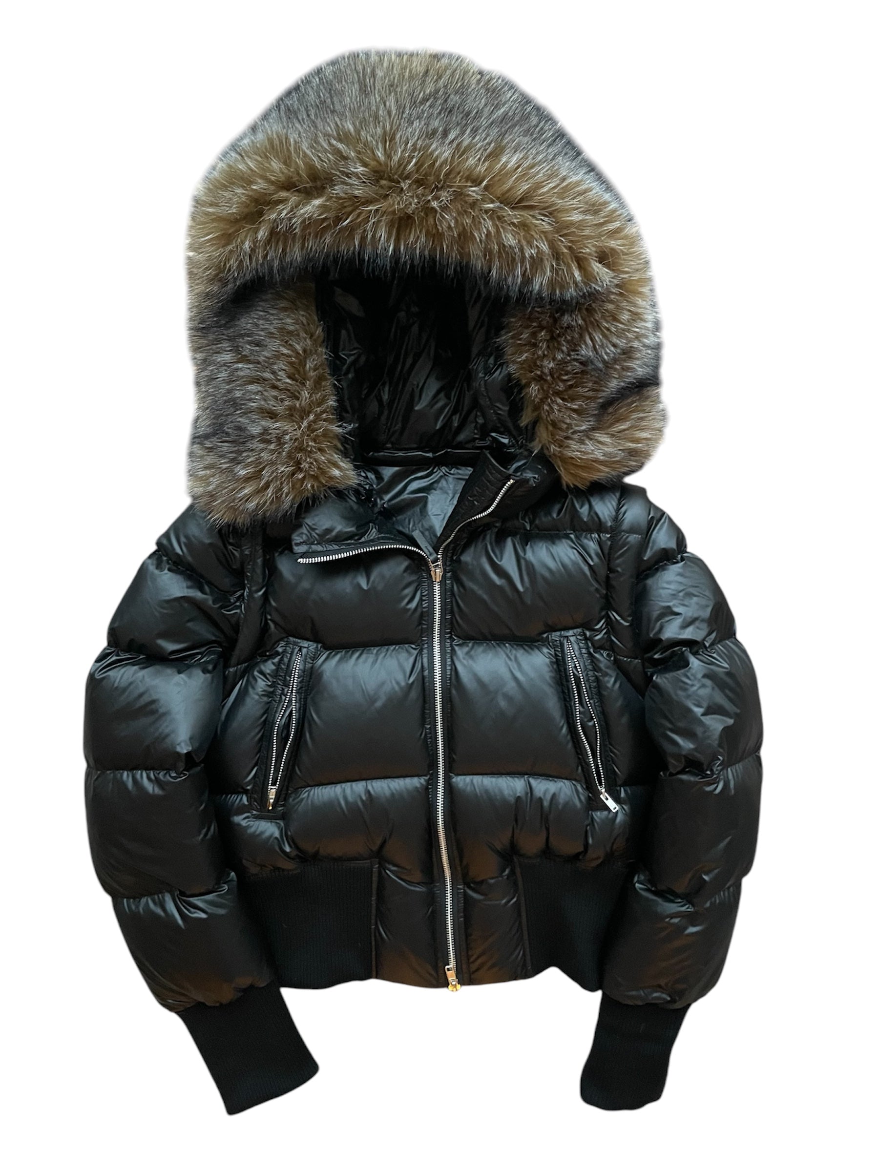 3 in 1 00s leather laqué jacket (Pre Order)