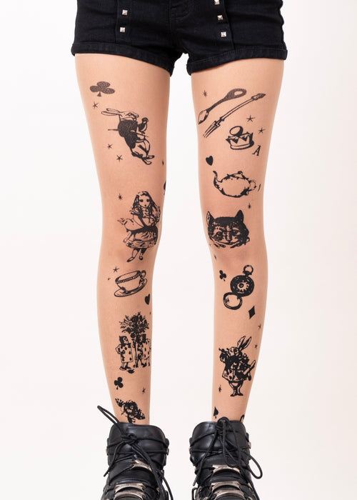 Alice in wonderful leggings