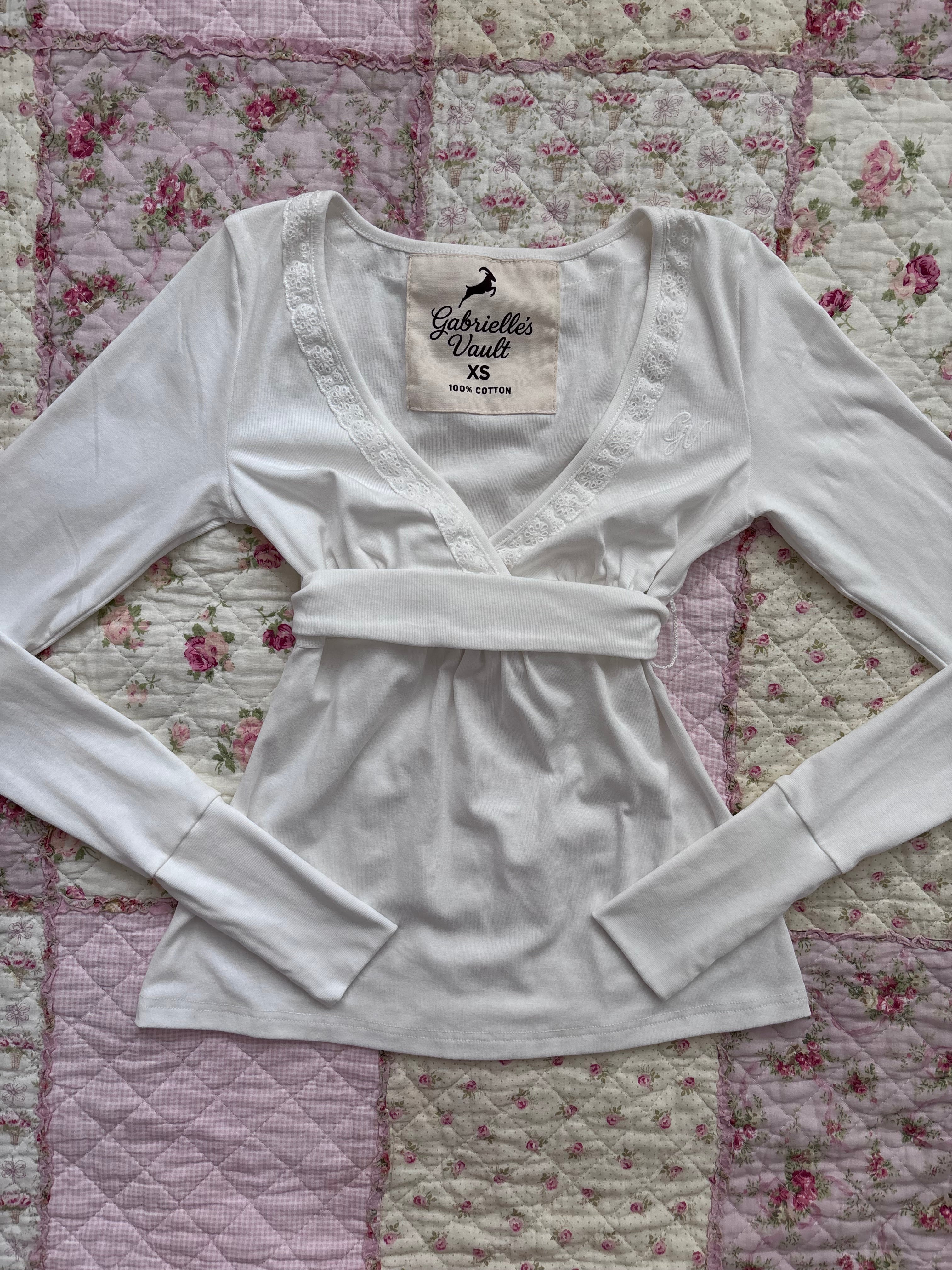 Bow tie baby doll Top