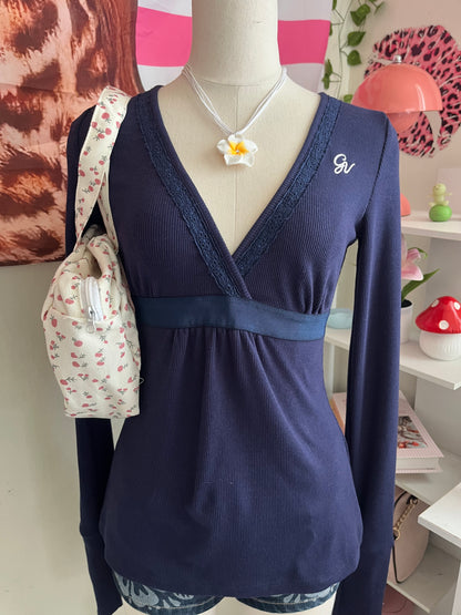 Maroon pink baby doll Top