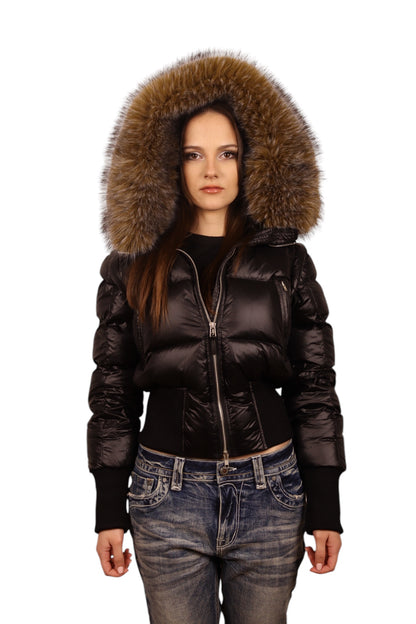 3 in 1 00s leather laqué jacket (Pre Order)