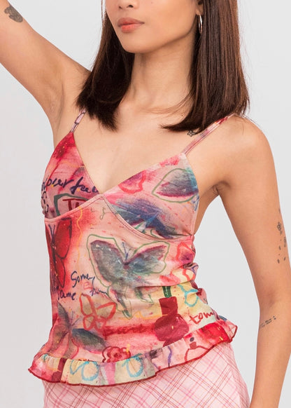 Petal Graphic Camisole