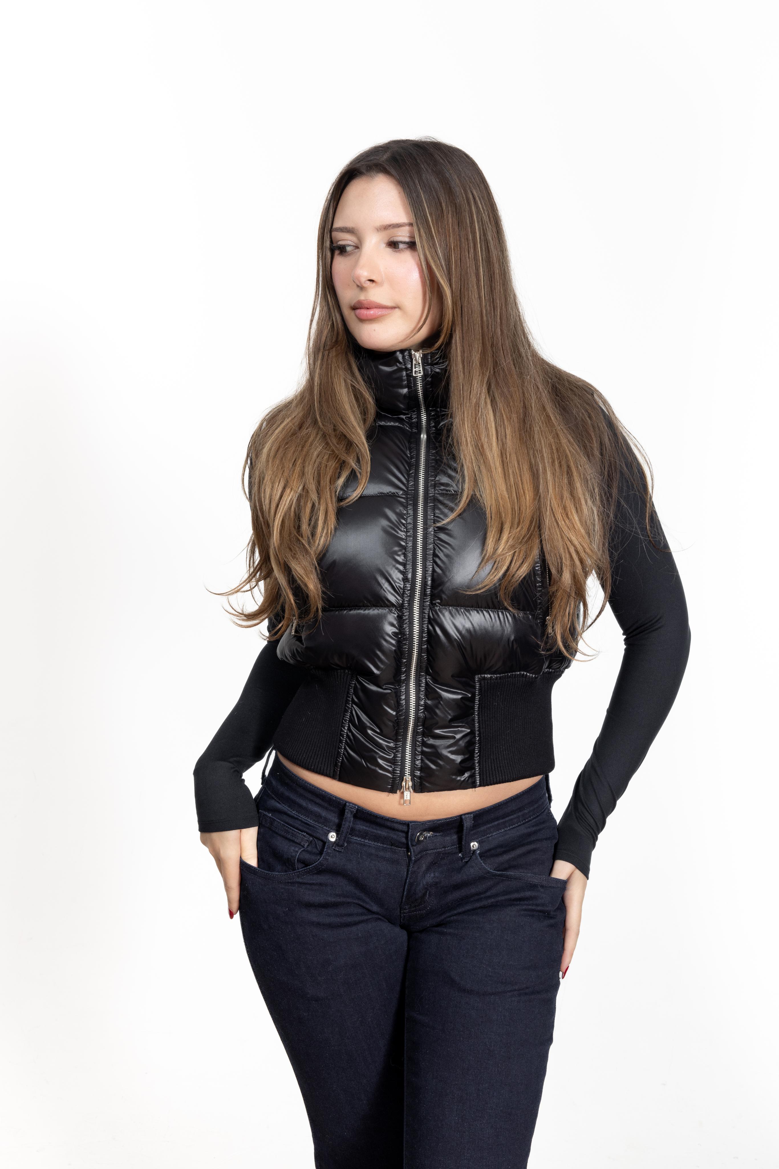 3 in 1 00s leather laqué jacket (Pre Order)