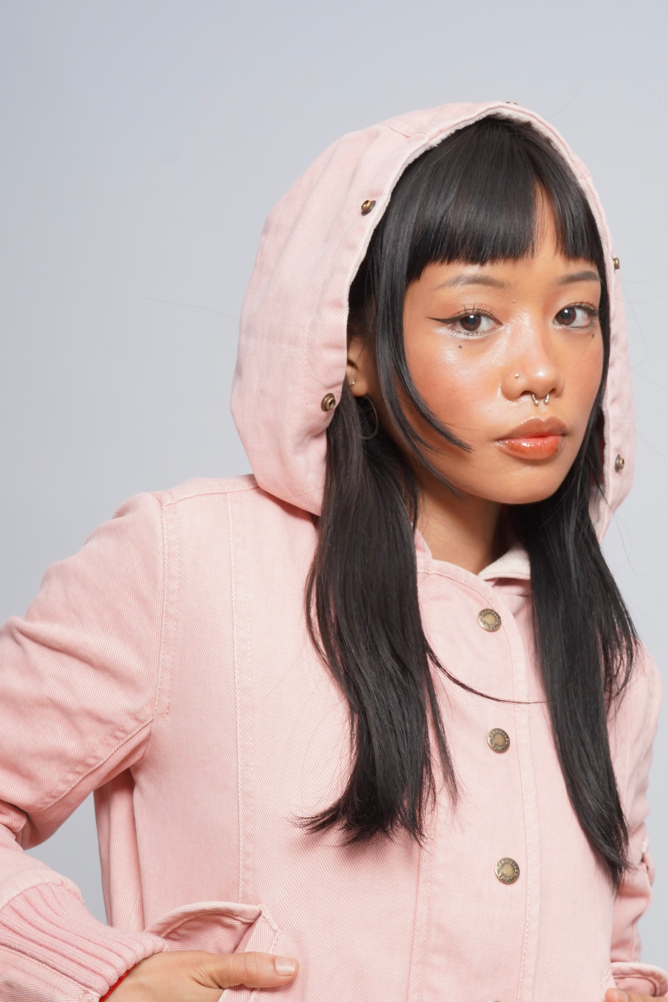 2000s Jacket with Fur Collar