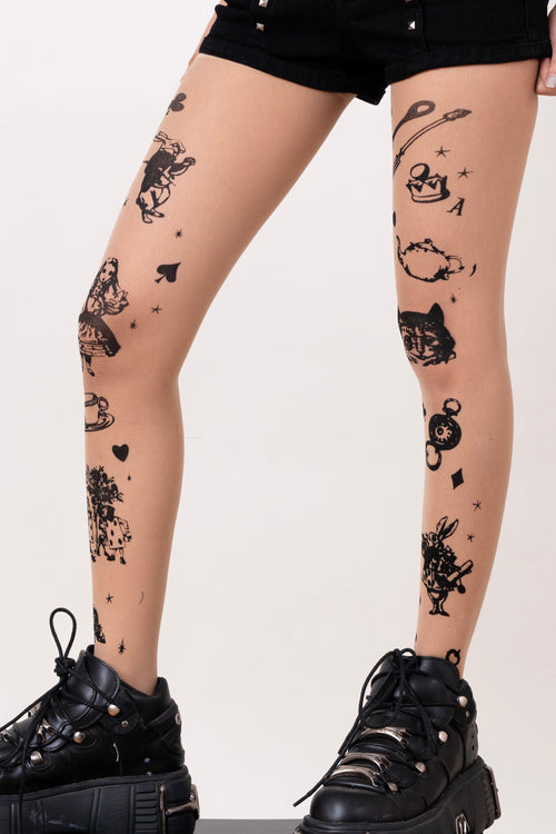 Alice in wonderful leggings