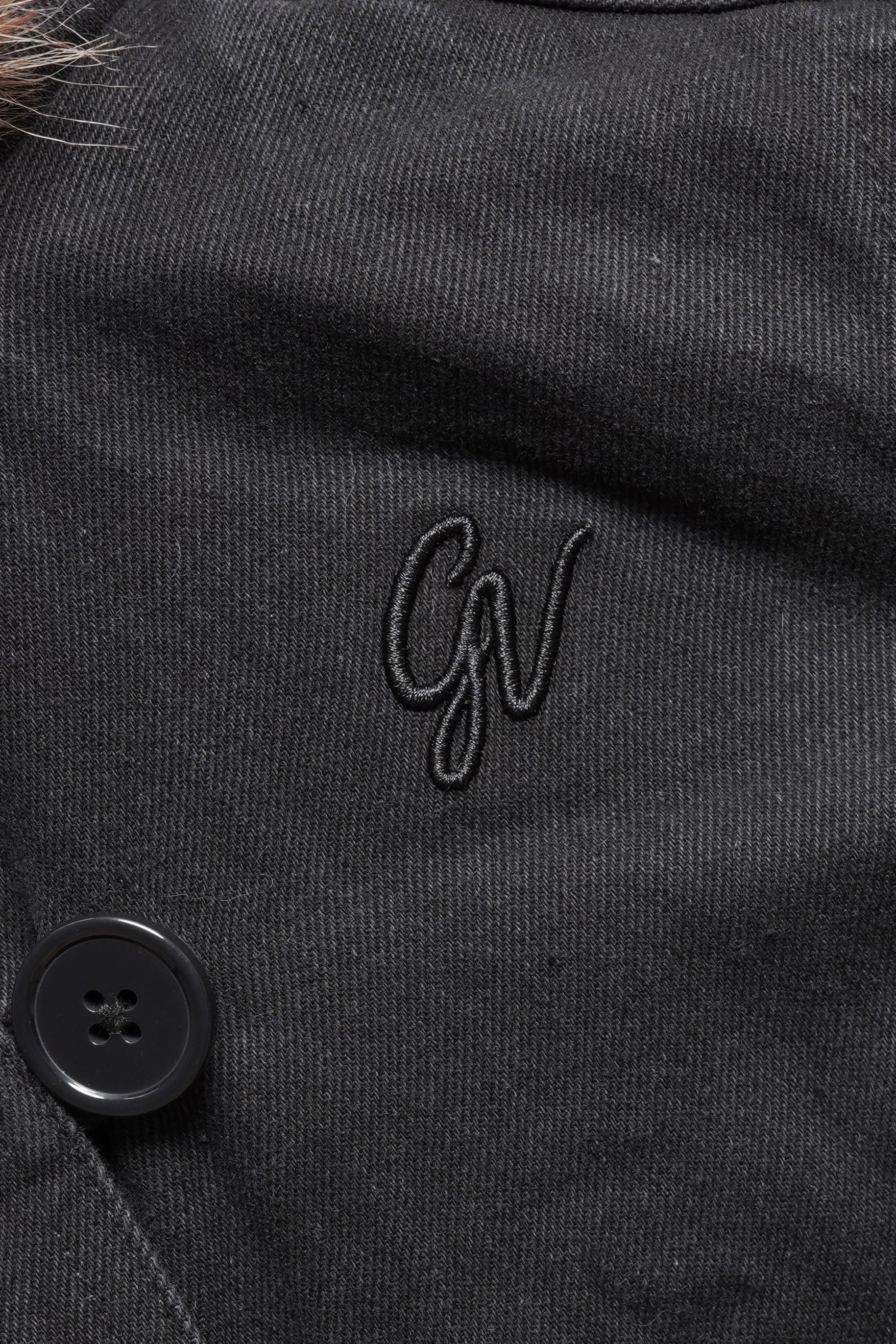 Cropped V3 2000s Jacket with Fur Collar