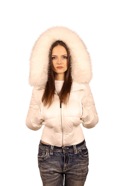 3 in 1 00s leather laqué jacket (Pre Order)