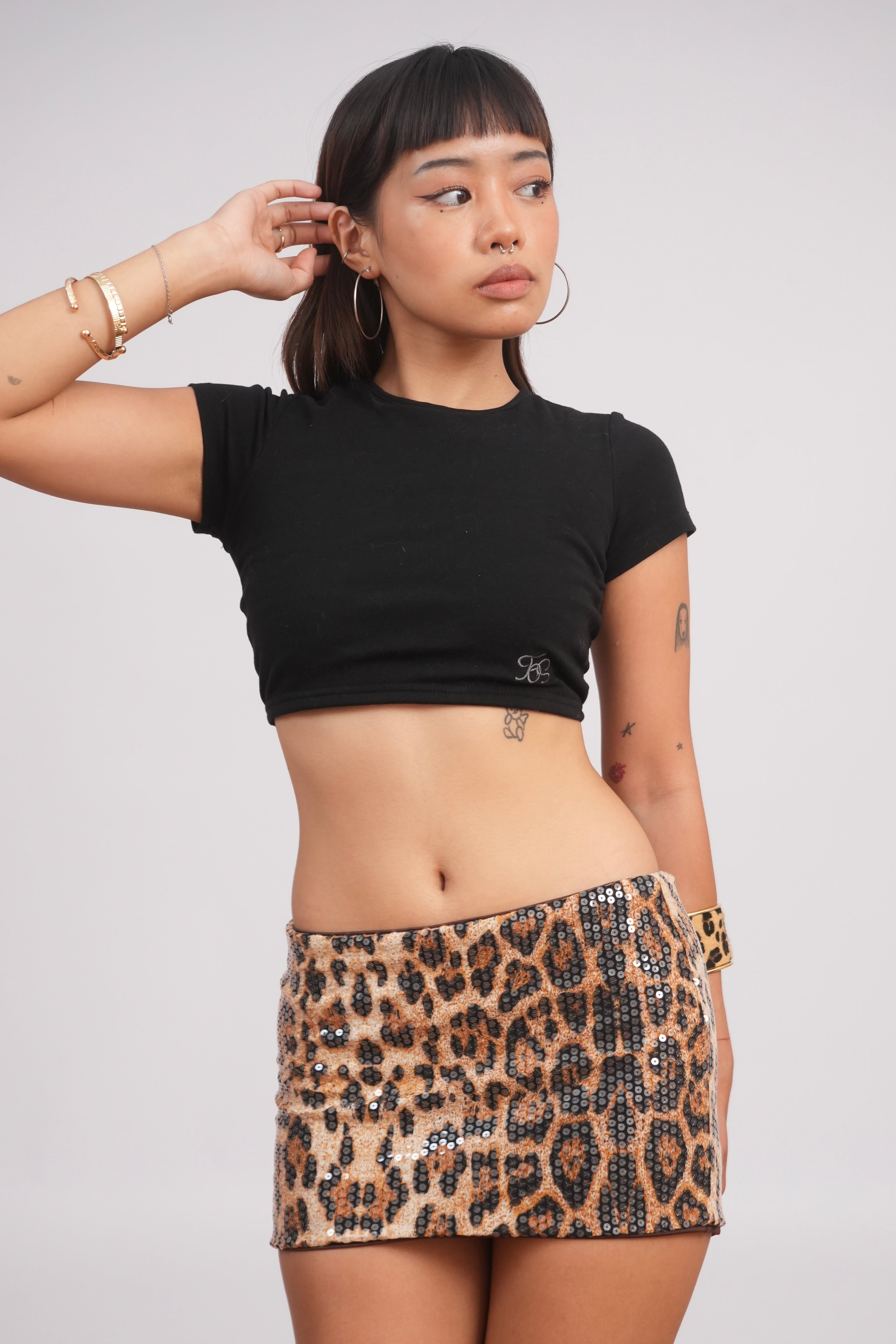 Leopard Mini Skirt