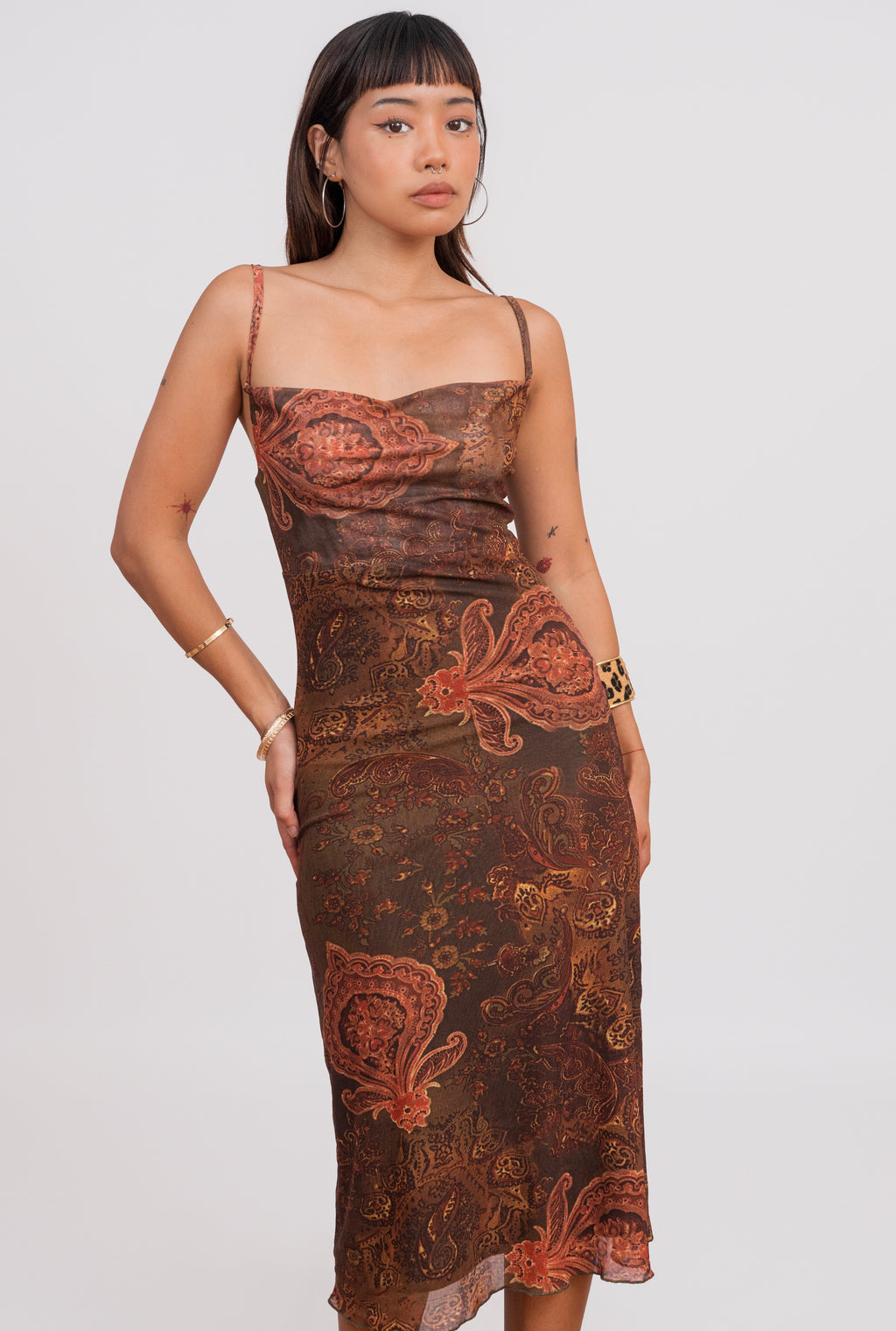 Vintage Muse Paisley Slip Dress