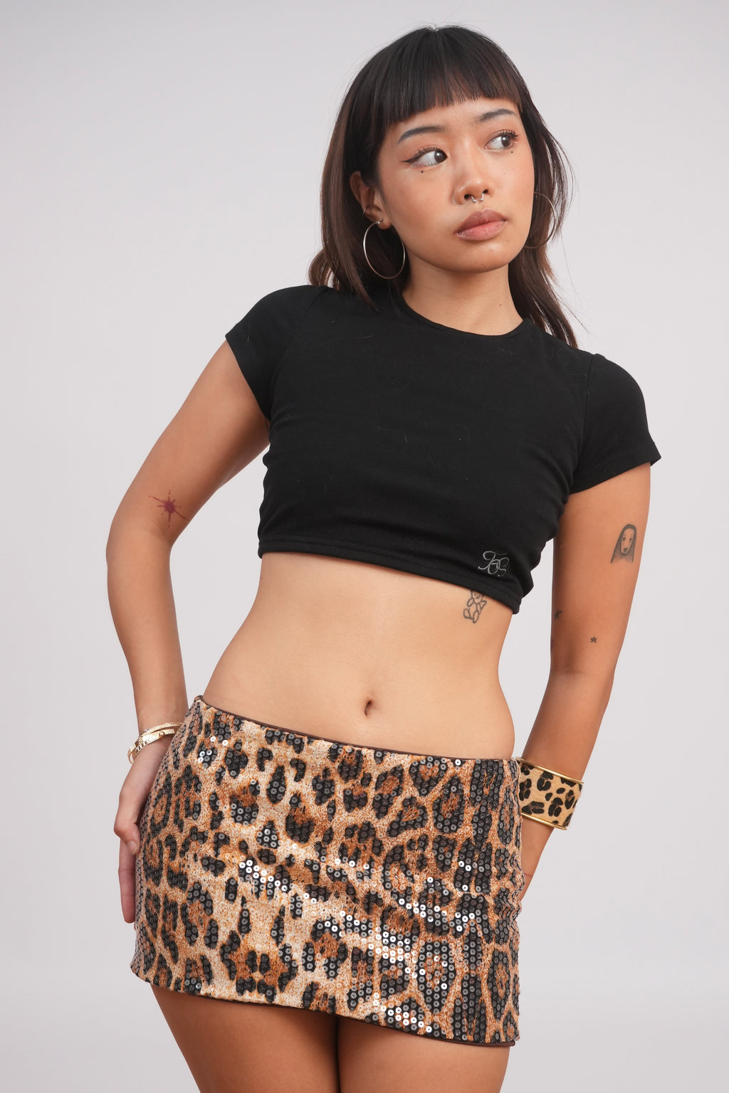 Leopard Mini Skirt