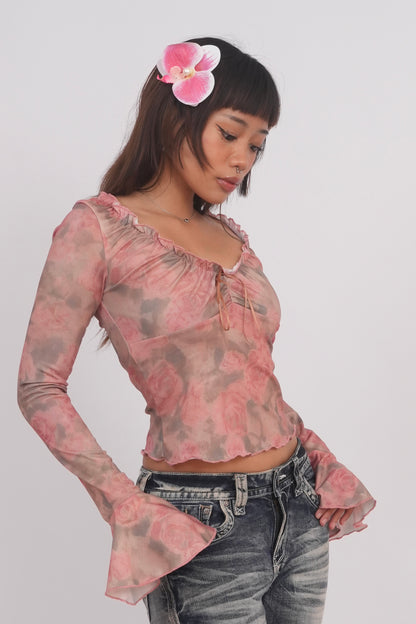 Bloom Flare Long Sleeve