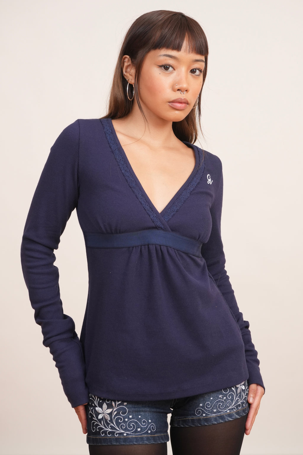 Maroon pink baby doll Top