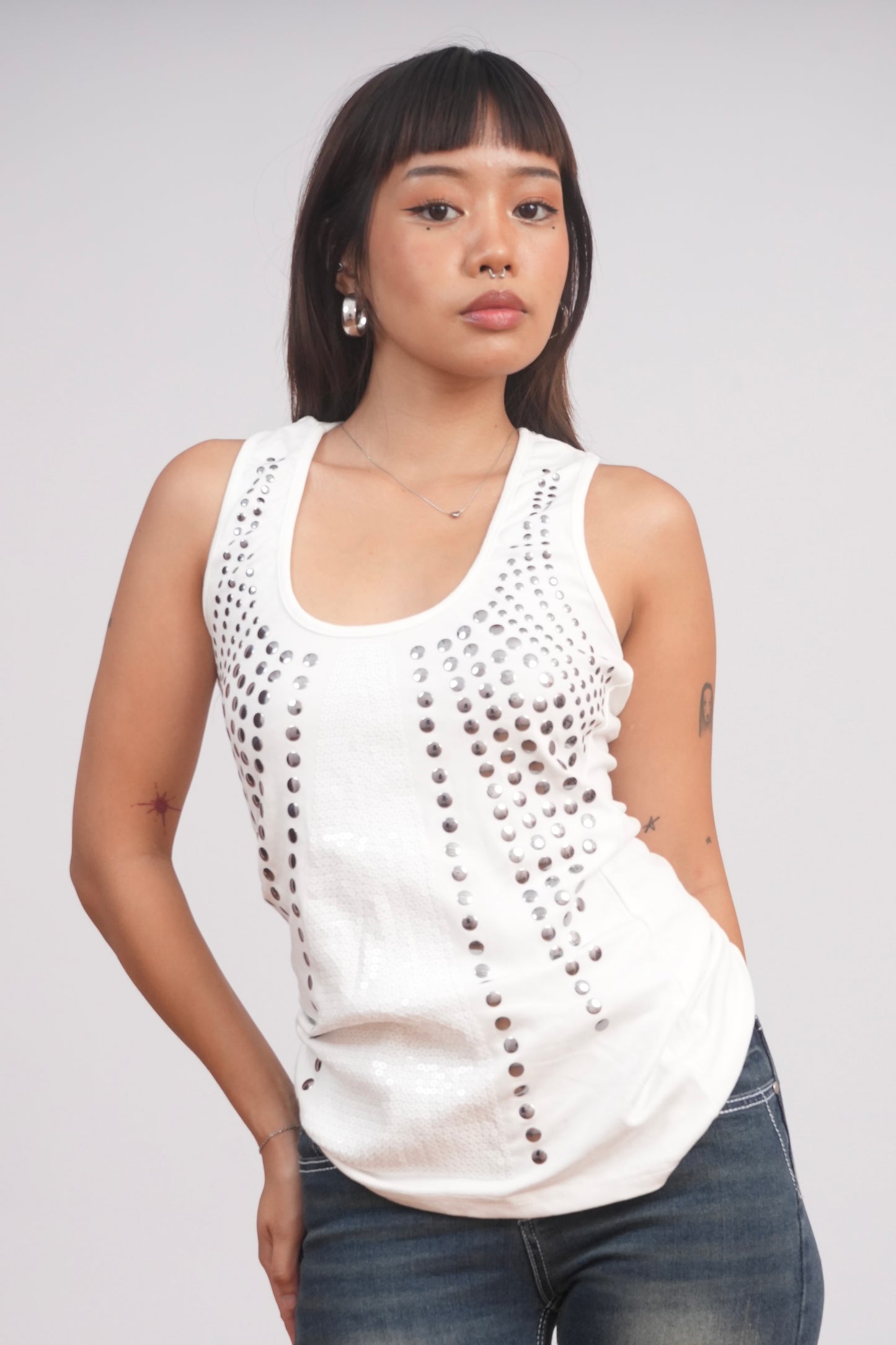 Studded Retro Vest