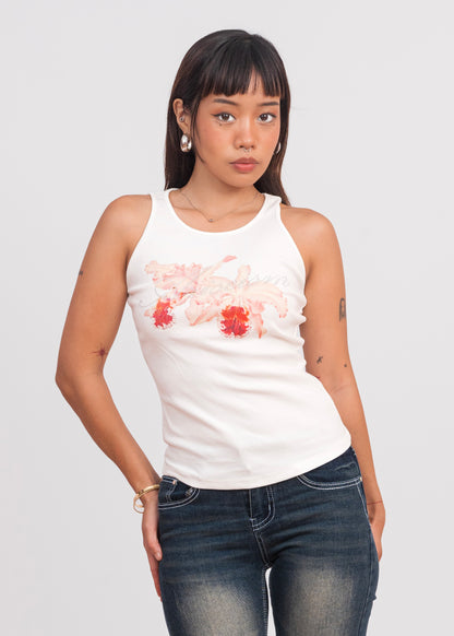 Floral Orchid Tank Top