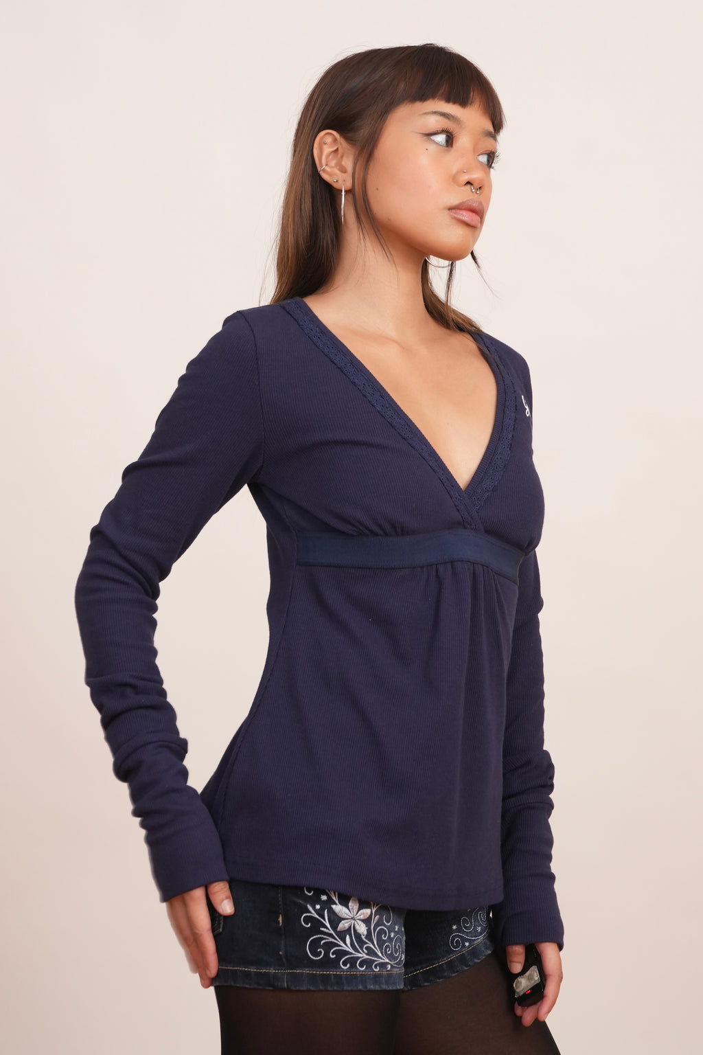 Maroon pink baby doll Top